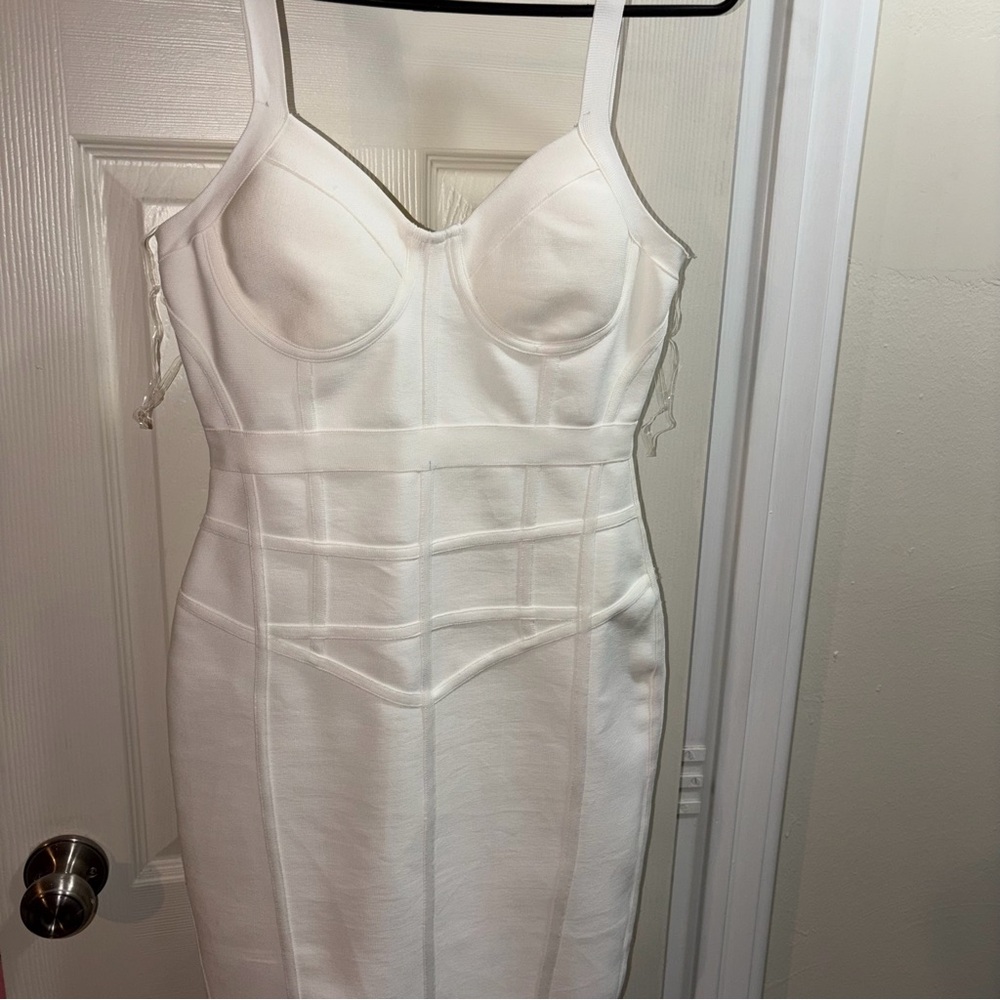 Fashion Nova White Mini Dress